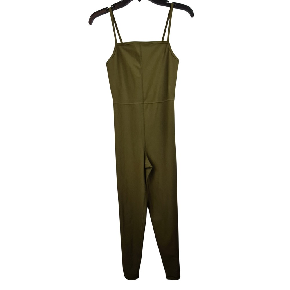 Old Navy Active Powersoft‎ Go-Dry Jumpsuit Olive Green XS Square Neck